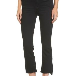 MOTHER Black 'THE INSIDER'S CROP' Jean Sz 28